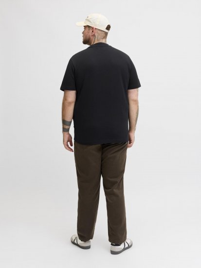Jack & Jones Cofusion T-Shirt Black - Μακό μπλουζάκια - Aνδρικά μπλουζεσ μεγάλα μεγέθη