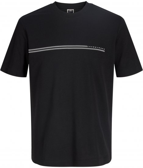 Jack & Jones Cofusion T-Shirt Black - Μακό μπλουζάκια - Aνδρικά μπλουζεσ μεγάλα μεγέθη
