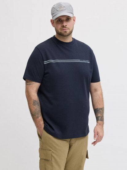 Jack & Jones Cofusion T-Shirt Navy - Μακό μπλουζάκια - Aνδρικά μπλουζεσ μεγάλα μεγέθη