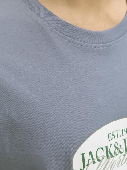 Jack & Jones Catskills Worldwide Μπλουζάκι Μπλε - Μακό μπλουζάκια - Aνδρικά μπλουζεσ μεγάλα μεγέθη