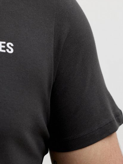 Jack & Jones Oscar T-Shirt Black - Μακό μπλουζάκια με στάμπα - 