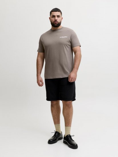 Jack & Jones Oscar T-Shirt Grey - Μακό μπλουζάκια με στάμπα - 