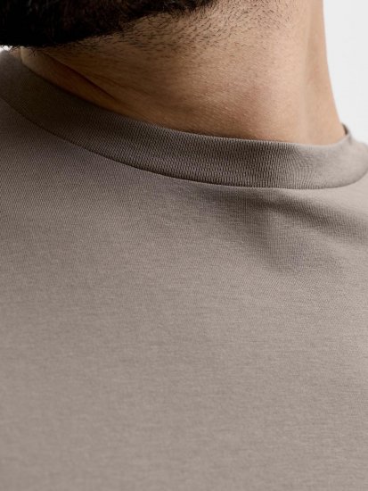 Jack & Jones Oscar T-Shirt Grey - Μακό μπλουζάκια με στάμπα - 