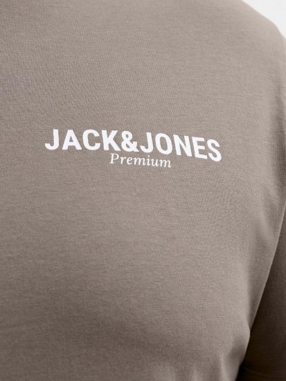 Jack & Jones Oscar T-Shirt Grey - Μακό μπλουζάκια με στάμπα - 