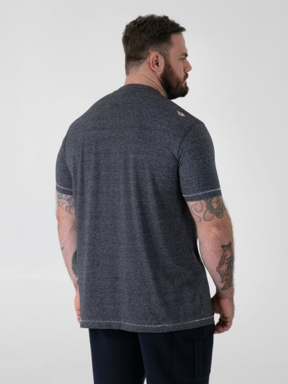 D555 Moyles Newport Beach Woody Car Printed T-Shirt Navy Twist - Μακό μπλουζάκια με στάμπα - Μπλουζάκια με στάμπα σε μεγάλα μεγέθη