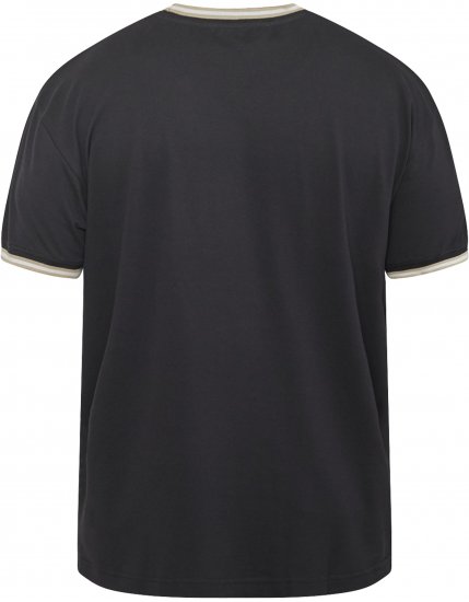 North Latitude 61125 Superflex Πικέ T-Shirt Μαύρο - Μακό μπλουζάκια - Aνδρικά μπλουζεσ μεγάλα μεγέθη