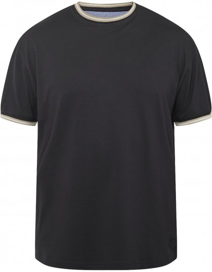 North Latitude 61125 Superflex Πικέ T-Shirt Μαύρο - Μακό μπλουζάκια - Aνδρικά μπλουζεσ μεγάλα μεγέθη