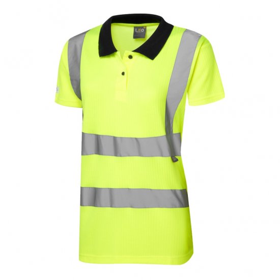 Leo Lana EcoViz Comfort Women's Polo Shirt Yellow - Ρούχα εργασίας - 
