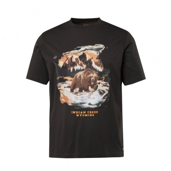 JP1880 T-Shirt Indian Creek Anthracite TALL - ΑΝΔΡΙΚΑ ΡΟΥΧΑ MT-6XLT - Μεγέθη TALL