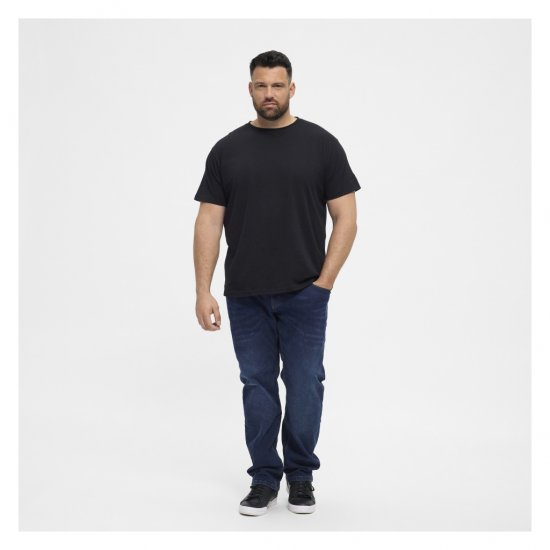 North Latitude T-Shirt O-Neck Black - Μακό μπλουζάκια - Aνδρικά μπλουζεσ μεγάλα μεγέθη
