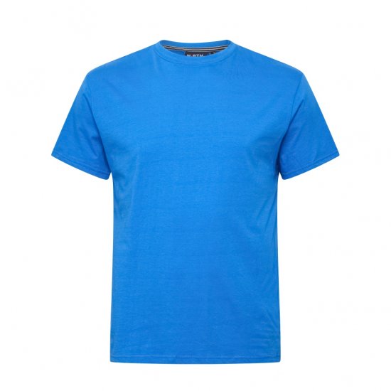 North Latitude T-Shirt O-Neck Cobolt Blue - Μακό μπλουζάκια - Aνδρικά μπλουζεσ μεγάλα μεγέθη