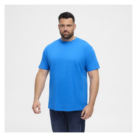 North Latitude T-Shirt O-Neck Cobolt Blue - Μακό μπλουζάκια - Aνδρικά μπλουζεσ μεγάλα μεγέθη