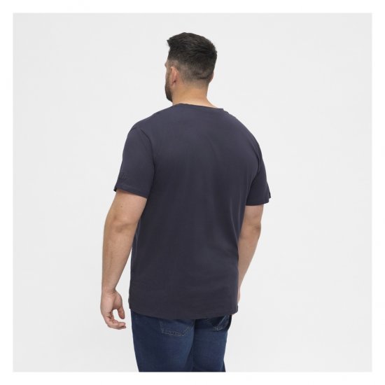 North Latitude T-Shirt O-Neck Navy Blue - Μακό μπλουζάκια - Aνδρικά μπλουζεσ μεγάλα μεγέθη