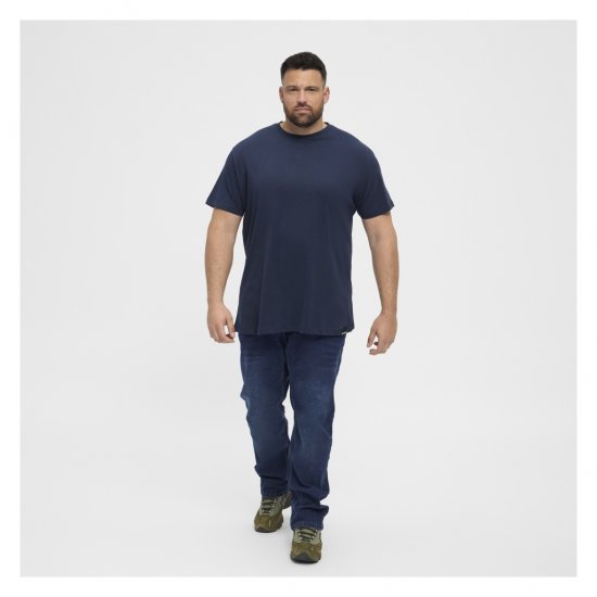 North Latitude Denim 2-Pack T-Shirt Navy Blue - Μακό μπλουζάκια - Aνδρικά μπλουζεσ μεγάλα μεγέθη