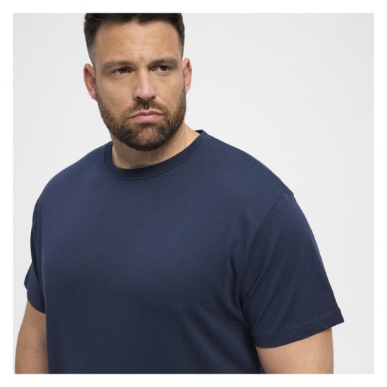 North Latitude Denim 2-Pack T-Shirt Navy Blue - Μακό μπλουζάκια - Aνδρικά μπλουζεσ μεγάλα μεγέθη