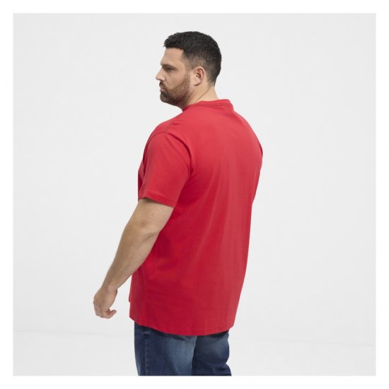 North Latitude Logo T-Shirt Red - Μακό μπλουζάκια - Aνδρικά μπλουζεσ μεγάλα μεγέθη