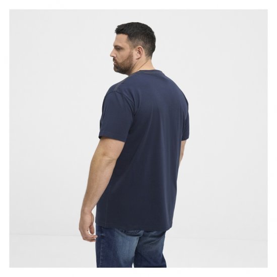 North Latitude Logo T-Shirt Navy - Μακό μπλουζάκια - Aνδρικά μπλουζεσ μεγάλα μεγέθη