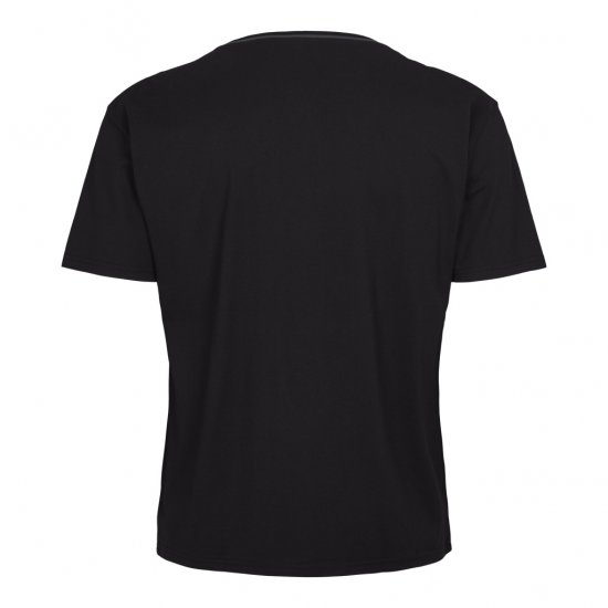 North Latitude Pyjama T-Shirt V-Neck Short Sleeve Black - Πιτζάμες - Πιτζάμεσ ανδρικεσ υπερμεγεθη