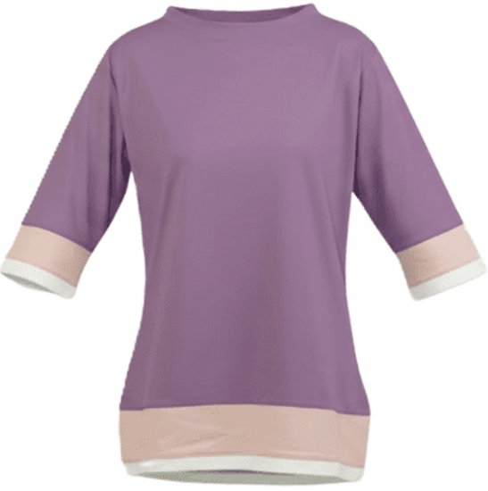 Nora Mikken ANNELI T-Shirt Purple - Μακό μπλουζάκια - 