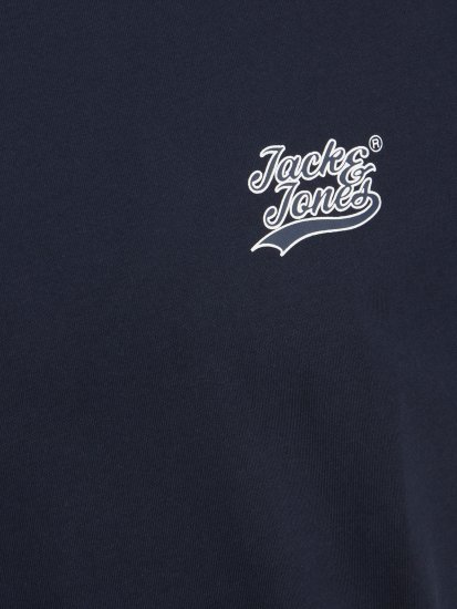 Jack & Jones Trevor T-Shirt Navy - Μακό μπλουζάκια - Aνδρικά μπλουζεσ μεγάλα μεγέθη