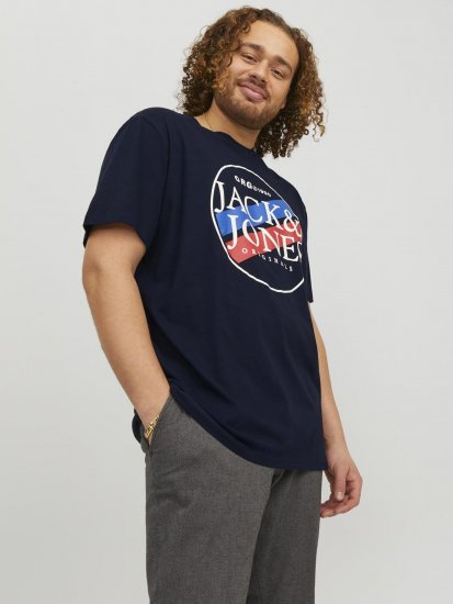 Jack & Jones Codyy T-Shirt Navy - Μακό μπλουζάκια - Aνδρικά μπλουζεσ μεγάλα μεγέθη