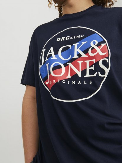 Jack & Jones Codyy T-Shirt Navy - Μακό μπλουζάκια - Aνδρικά μπλουζεσ μεγάλα μεγέθη