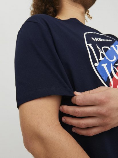 Jack & Jones Codyy T-Shirt Navy - Μακό μπλουζάκια - Aνδρικά μπλουζεσ μεγάλα μεγέθη
