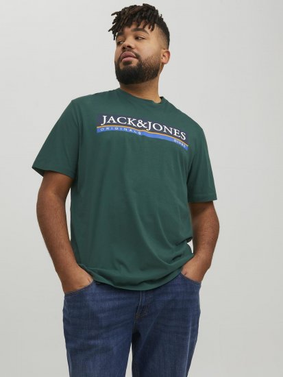 Jack & Jones Codyy T-Shirt Green - Μακό μπλουζάκια - Aνδρικά μπλουζεσ μεγάλα μεγέθη