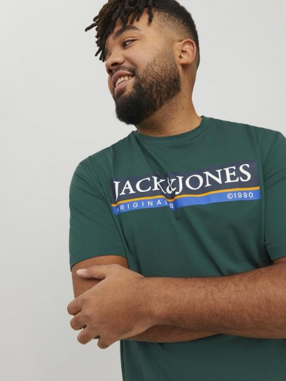 Jack & Jones Codyy T-Shirt Green - Μακό μπλουζάκια - Aνδρικά μπλουζεσ μεγάλα μεγέθη