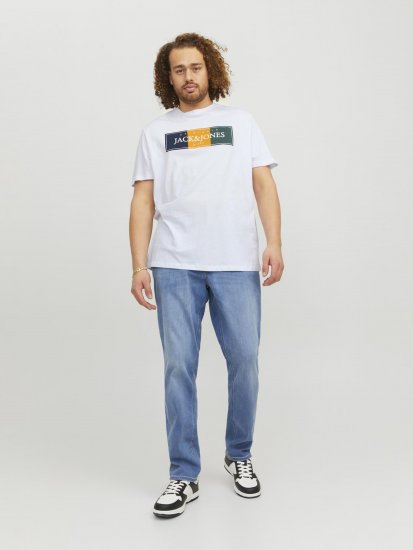 Jack & Jones Codyy T-Shirt White - Μακό μπλουζάκια - Aνδρικά μπλουζεσ μεγάλα μεγέθη