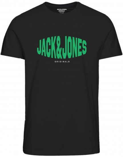 Jack & Jones Marque T-Shirt Black - Μακό μπλουζάκια - Aνδρικά μπλουζεσ μεγάλα μεγέθη
