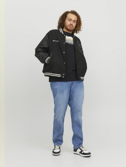 Jack & Jones Copenhagen Photo T-Shirt Black - Μακό μπλουζάκια - Aνδρικά μπλουζεσ μεγάλα μεγέθη