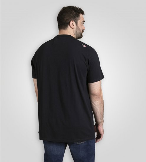 D555 Derby T-Shirt Rhythm and Rides Navy - Μακό μπλουζάκια - Aνδρικά μπλουζεσ μεγάλα μεγέθη