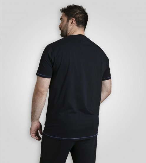 D555 Birkenhead T-Shirt Gas Monkey Garage Navy - Μακό μπλουζάκια - Aνδρικά μπλουζεσ μεγάλα μεγέθη