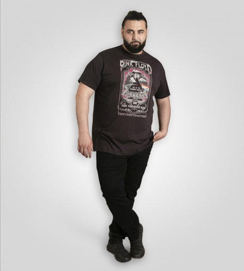 D555 Blackpool T-Shirt Official Pink Floyd Black - Μακό μπλουζάκια - Aνδρικά μπλουζεσ μεγάλα μεγέθη
