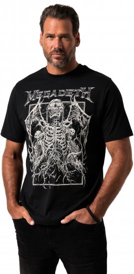 JP1880 Megadeth T-shirt Black - Μπλουζάκια συγκροτημάτων - 