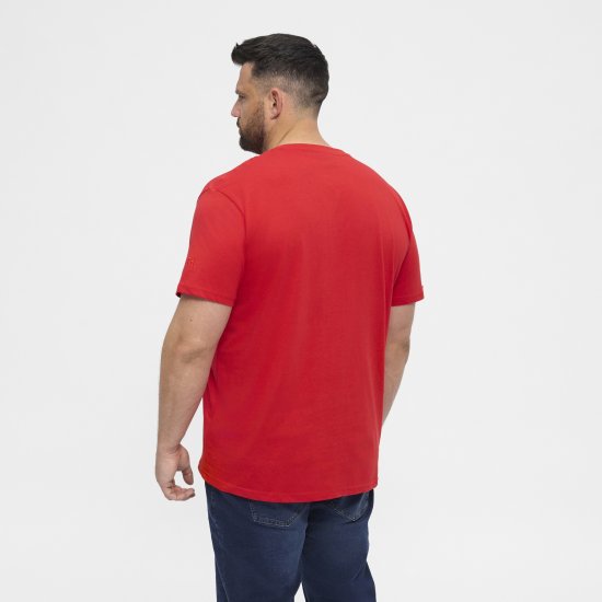 North Latitude T-Shirt O-Neck Red TALL - TALL Πόλο μπλουζάκια - T-Shirt για Ψηλούς Άνδρες