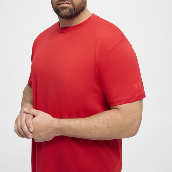 North Latitude T-Shirt O-Neck Red TALL - TALL Πόλο μπλουζάκια - T-Shirt για Ψηλούς Άνδρες