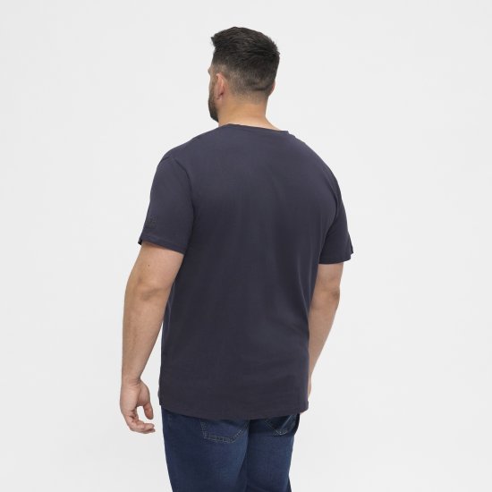 North Latitude T-Shirt O-Neck Navy Blue TALL - TALL Πόλο μπλουζάκια - 