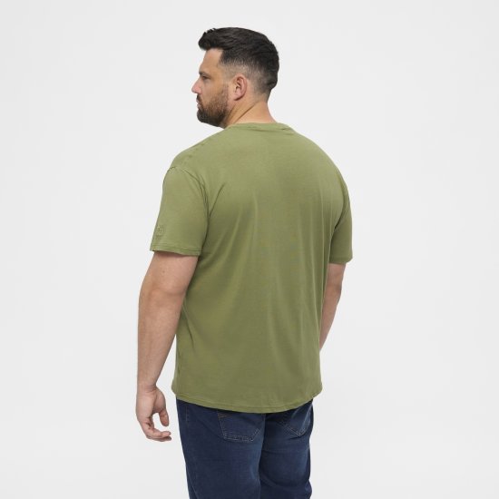 North Latitude T-Shirt O-Neck Olive Green TALL - TALL Πόλο μπλουζάκια - 