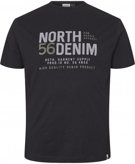 North Latitude Denim Printed T-Shirt Black TALL - TALL Πόλο μπλουζάκια - T-Shirt για Ψηλούς Άνδρες