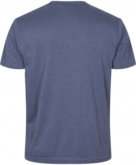 North Latitude Denim Printed T-Shirt Blue Melange TALL - TALL Πόλο μπλουζάκια - 
