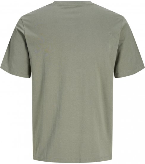 Jack & Jones Kevin Μπλουζάκι Γκρι - Μακό μπλουζάκια - Aνδρικά μπλουζεσ μεγάλα μεγέθη