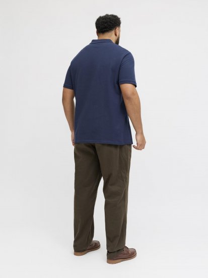 Jack & Jones College Logo Short Sleeve Polo Shirt Blue - Πόλο μπλουζάκια - Aνδρικά μπλουζακια πολο μεγάλα μεγέθη