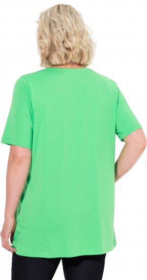 Ulla Popken Essential Front Pleat Tee Mint Green - Μπλουζάκια - 