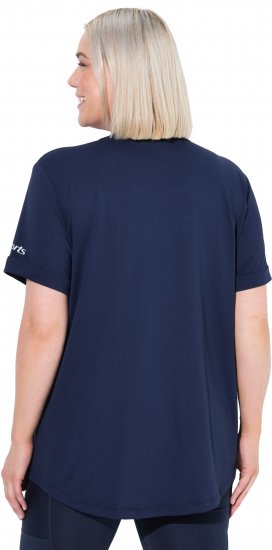 Ulla Popken UPF 50 Quick Drying Tee Navy - Μπλουζάκια - 
