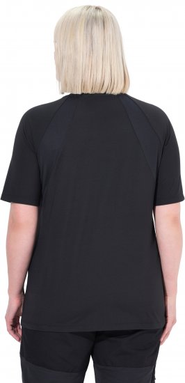 Ulla Popken Quick-Drying Short Sleeve T-Shirt Black - Μπλουζάκια - 