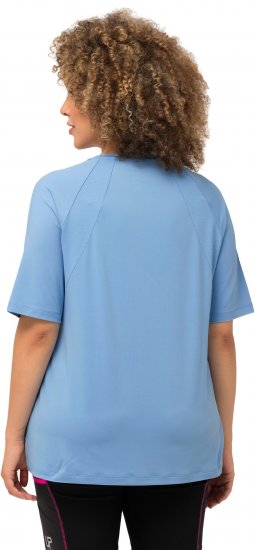Ulla Popken Quick-Drying Short Sleeve T-Shirt Pale Blue - Μπλουζάκια - 