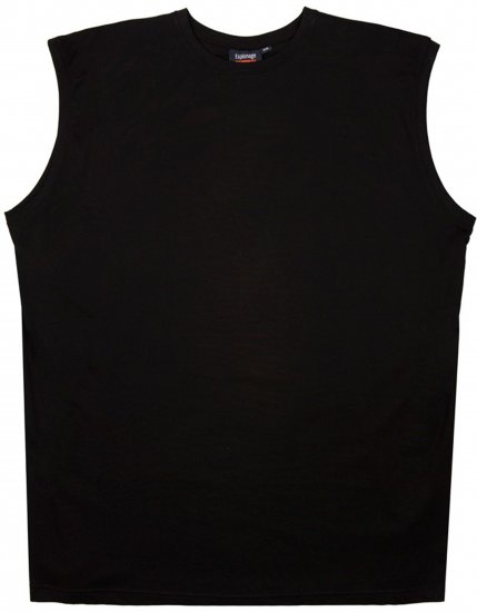 Espionage T113 Sleeveless Tee Black - Αμάνικα μπλουζάκια - Αμάνικα μπλουζάκια μεγάλα μεγέθη