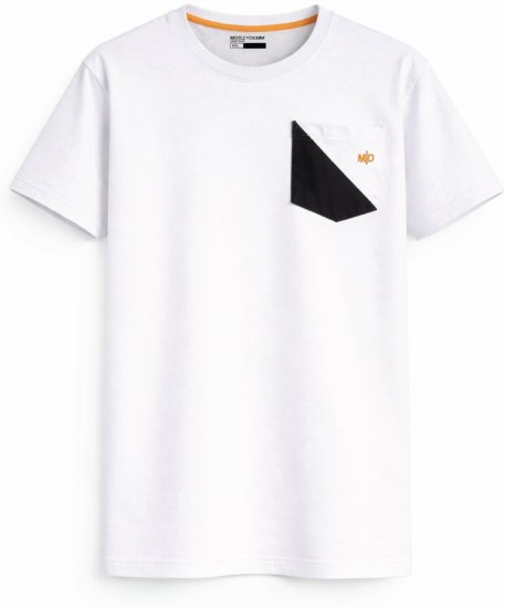 Motley Denim Milan Μπλουζάκι Λευκό - Μακό μπλουζάκια - Aνδρικά μπλουζεσ μεγάλα μεγέθη
